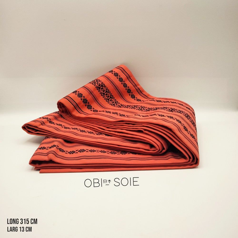 ceinture en soie imprimée